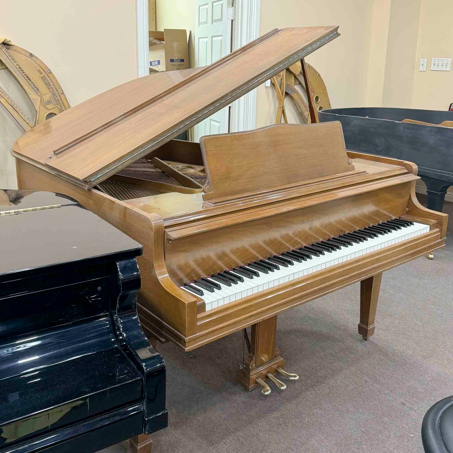 CURRENT SHOP WORK - 1966 Knabe Commissioned 5' Grand Piano