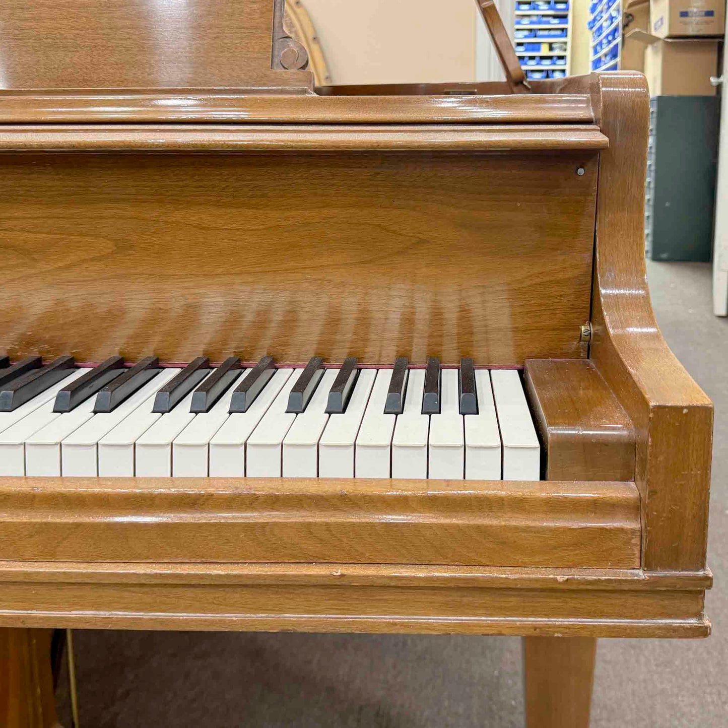 CURRENT SHOP WORK - 1966 Knabe Commissioned 5' Grand Piano
