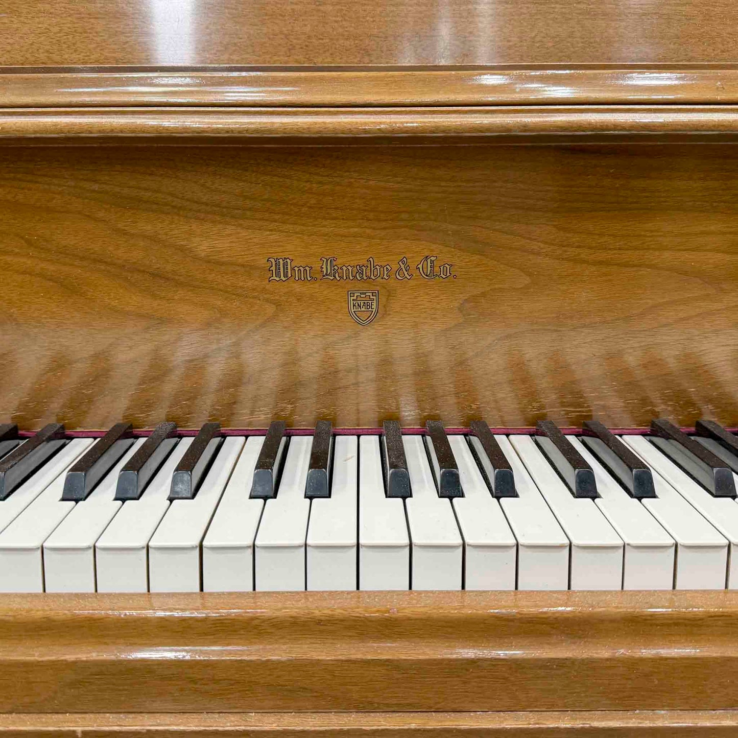 CURRENT SHOP WORK - 1966 Knabe Commissioned 5' Grand Piano