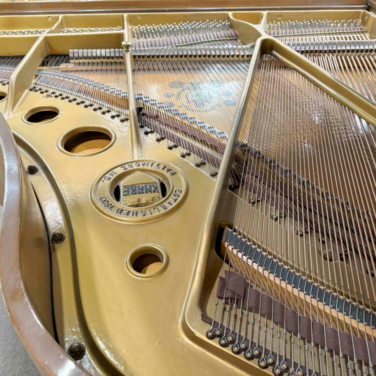 CURRENT SHOP WORK - 1966 Knabe Commissioned 5' Grand Piano