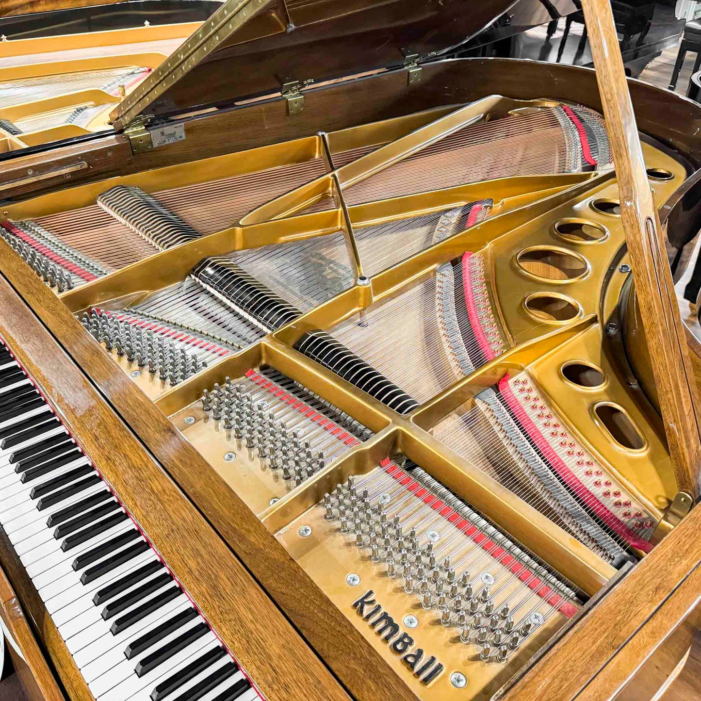 1990 Kimball 6'6" Black Satin Grand Piano