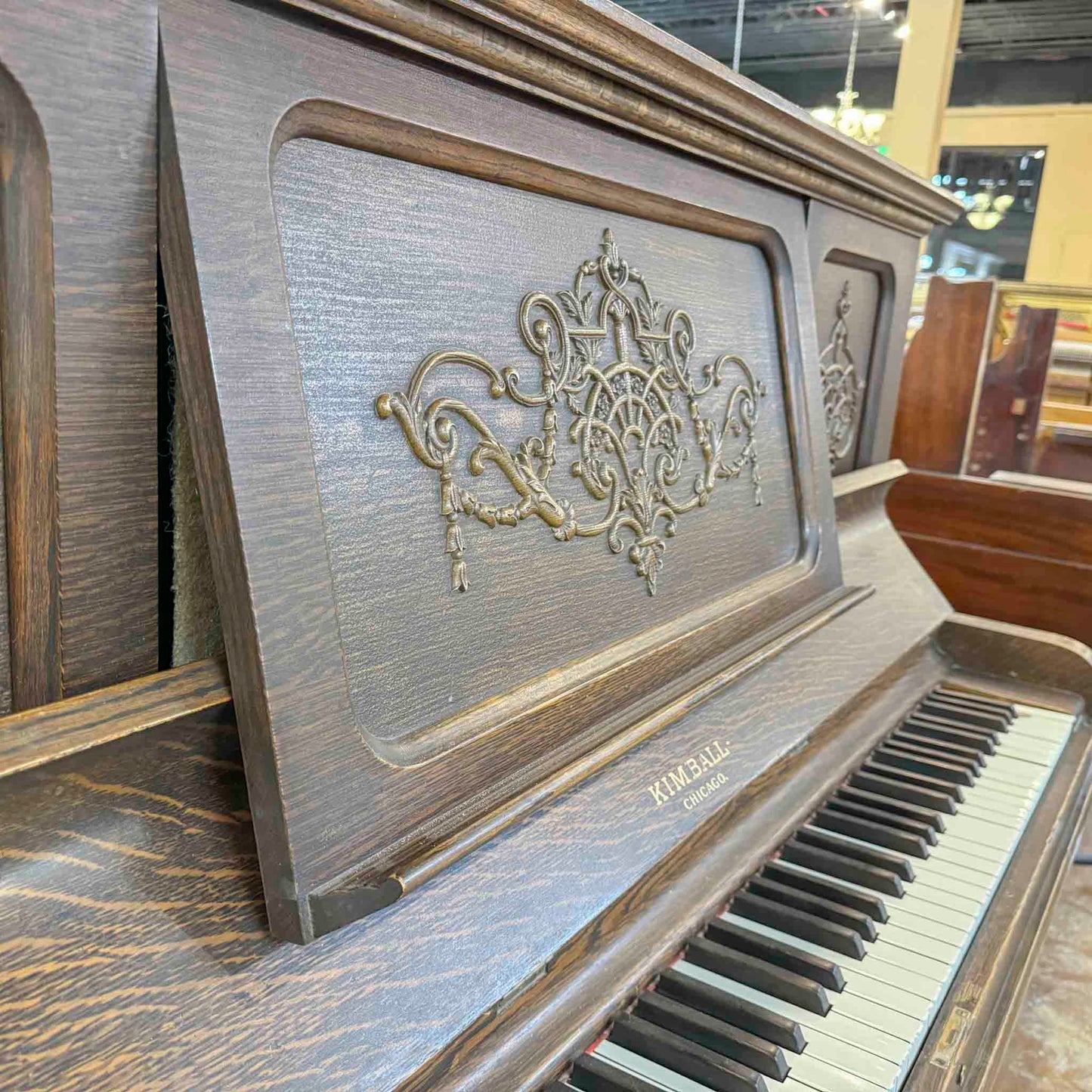 CURRENT SHOP WORK - 1907 Kimball Upright Commissioned Piano
