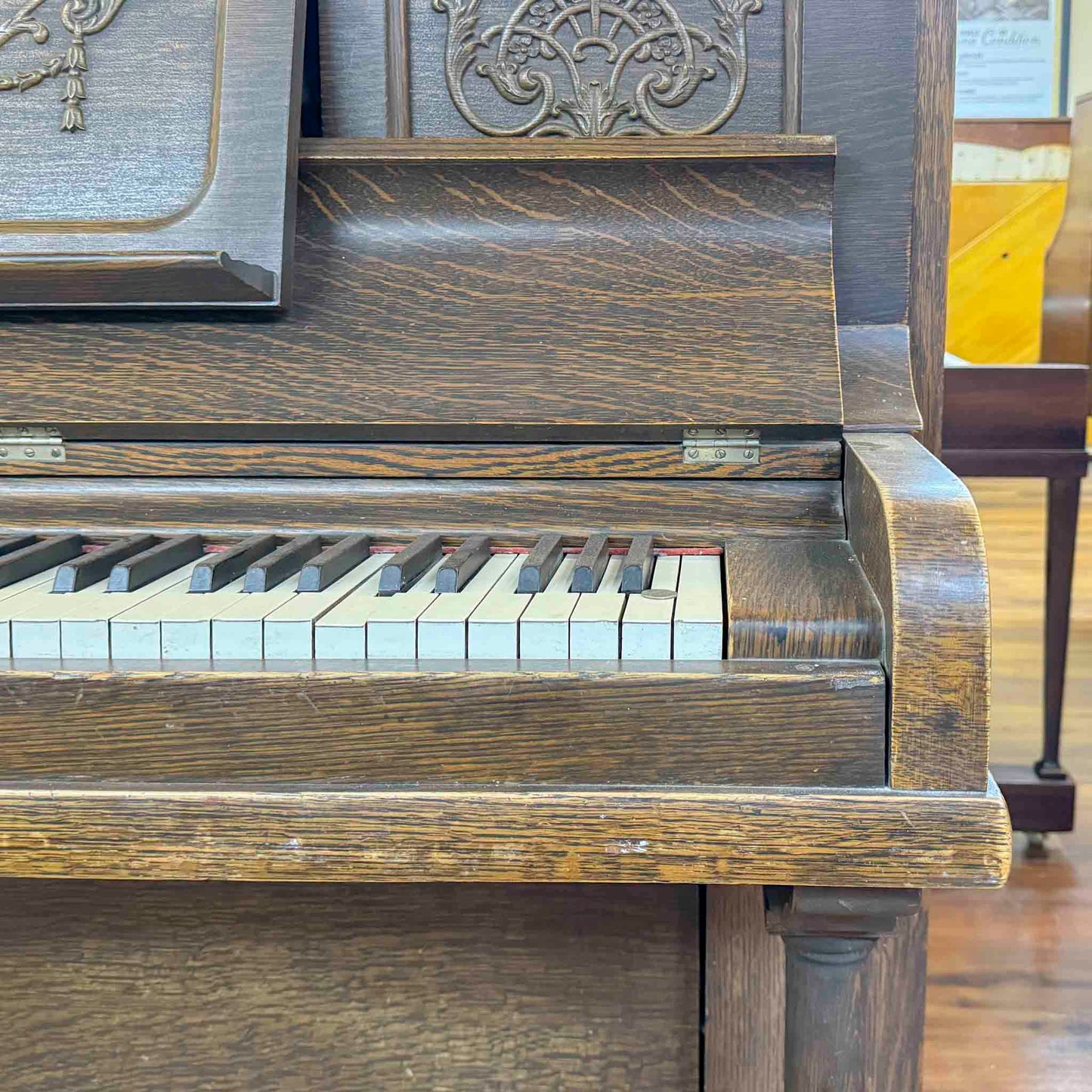 CURRENT SHOP WORK - 1907 Kimball Upright Commissioned Piano