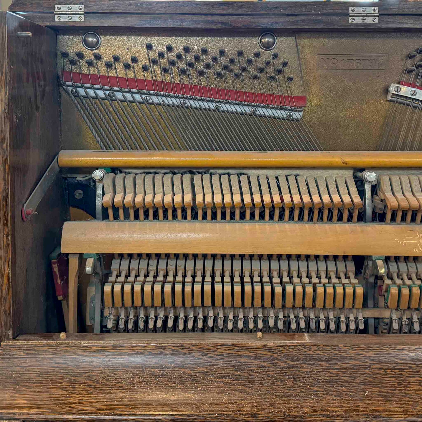 CURRENT SHOP WORK - 1907 Kimball Upright Commissioned Piano