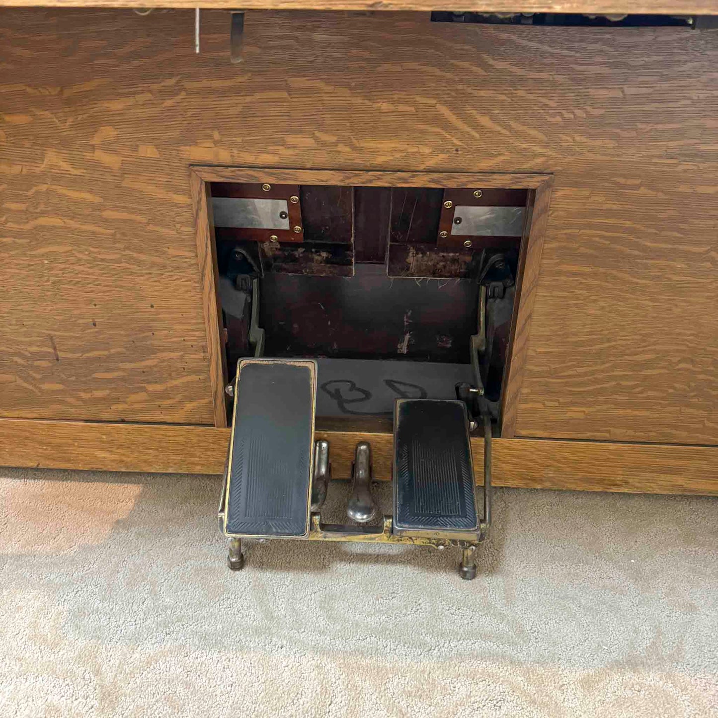 CURRENT SHOP WORK - 1920 Zeck 54" Commissioned Upright Player Piano