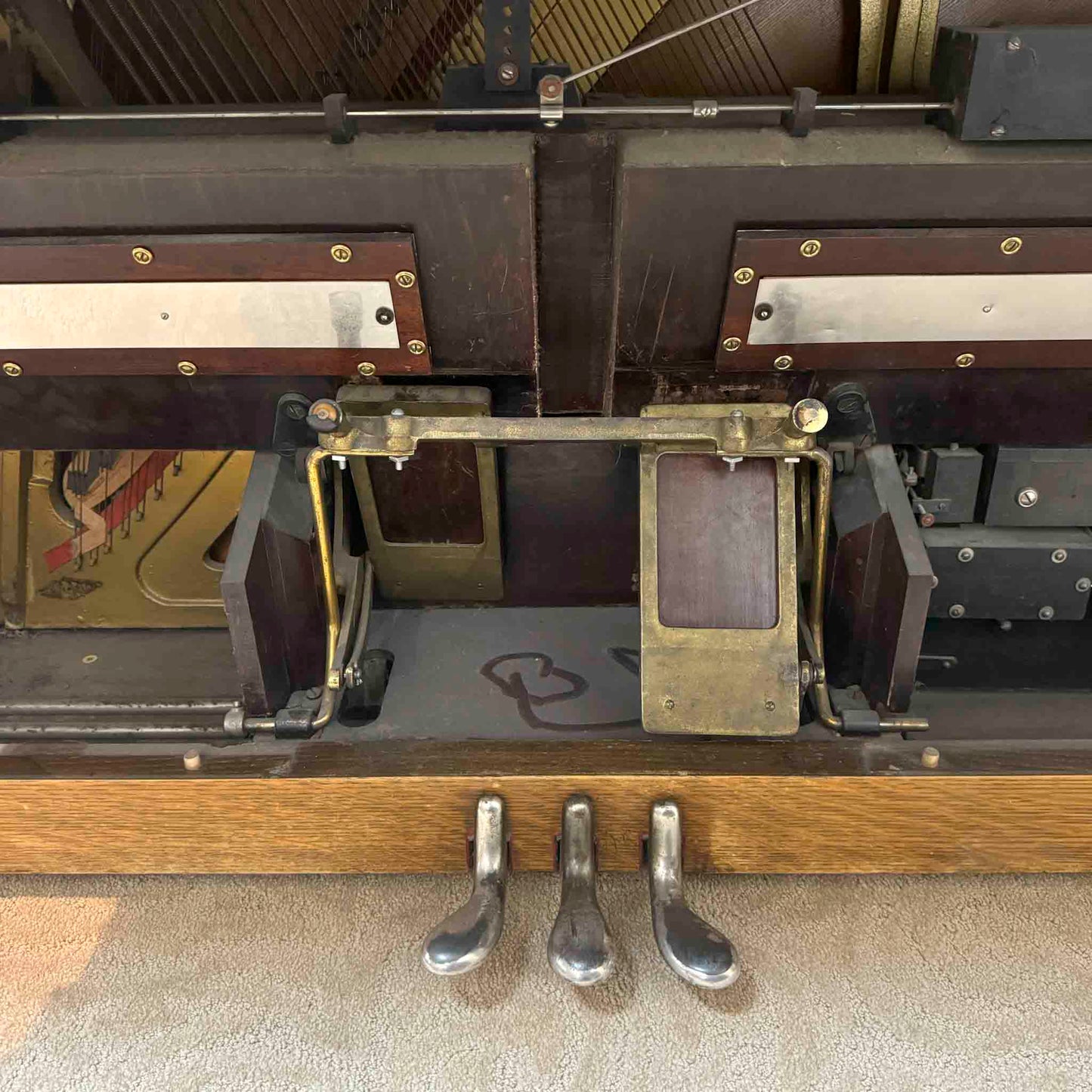 CURRENT SHOP WORK - 1920 Zeck 54" Commissioned Upright Player Piano