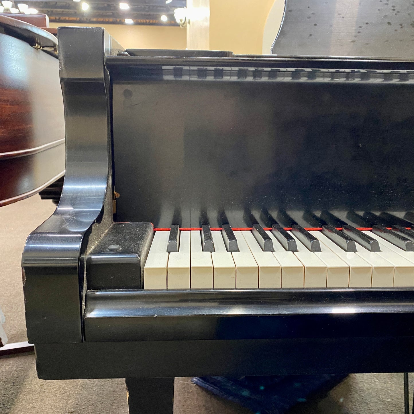 SOLD 1991 Yamaha C5 6'7" Grand Piano / Satin Black