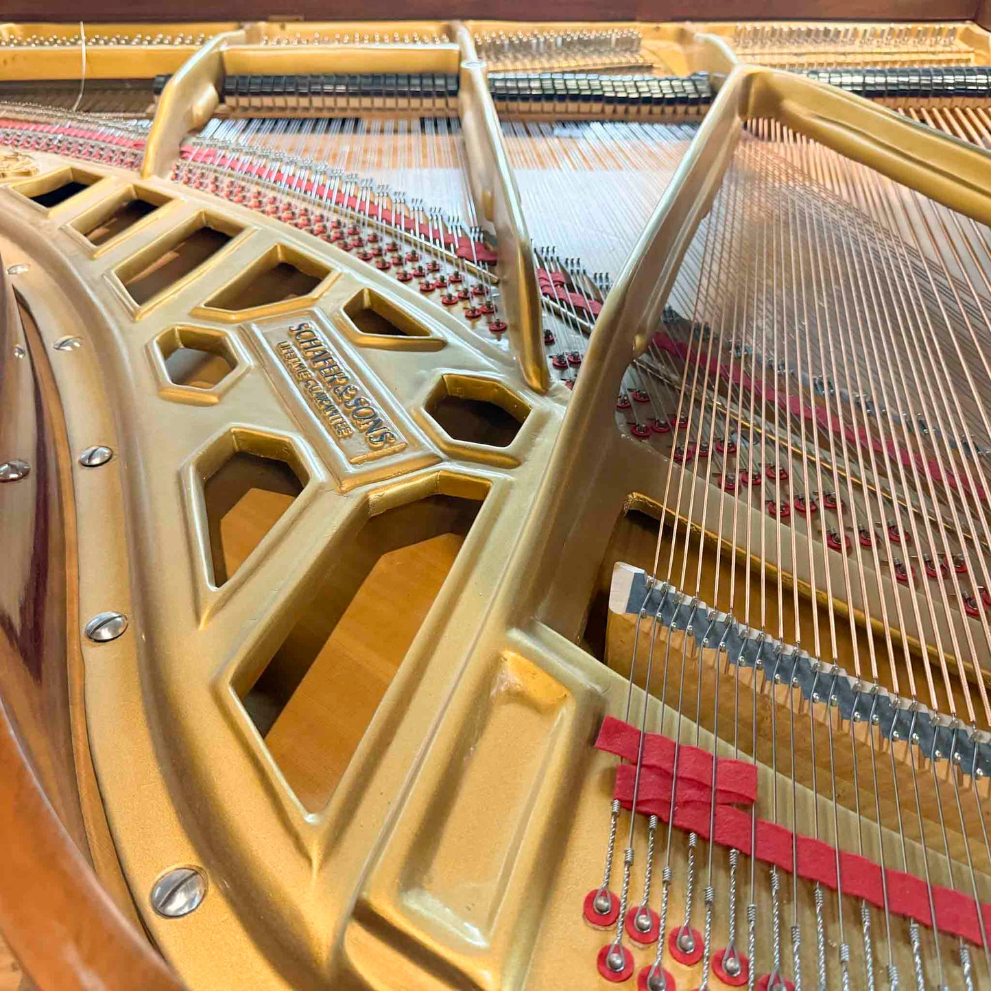 SOLD 1990 Schafer & Sons G-3A 5'9" Commissioned Grand Player Piano