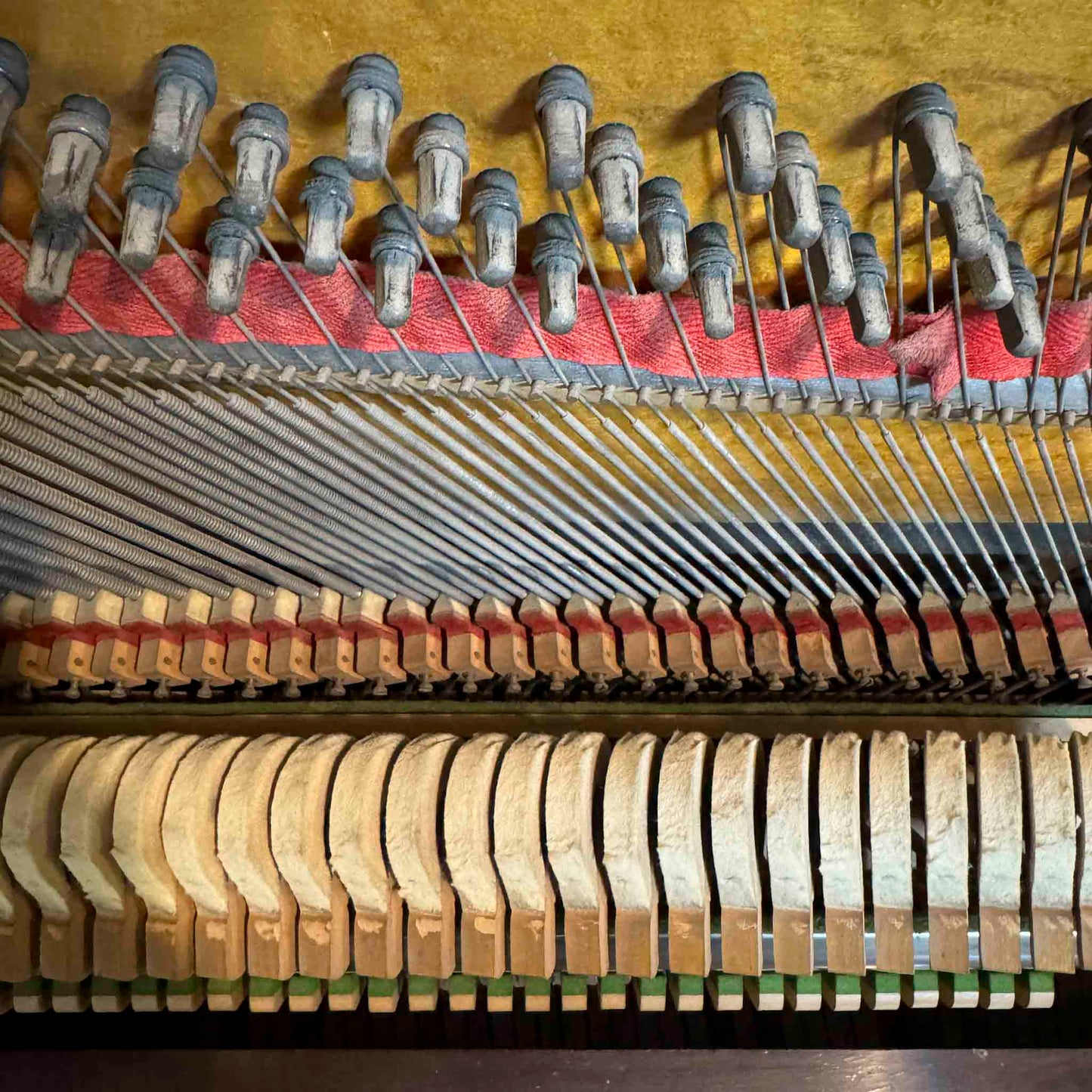 CURRENT SHOP WORK 1904 Clarendon 55" Wood Finish Upright Piano