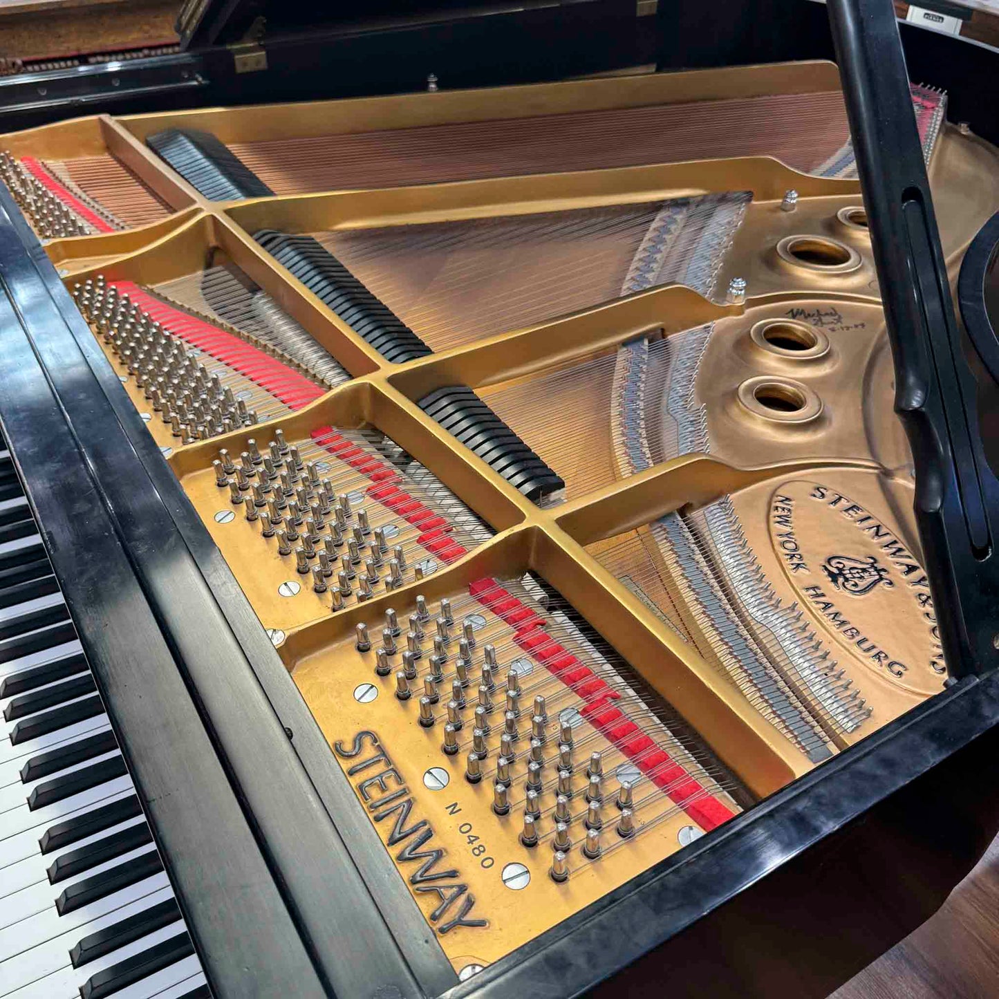 HEIRLOOM RESTORATION 1983 Steinway & Sons Model L 5'10" Satin Black Commissioned Grand Piano