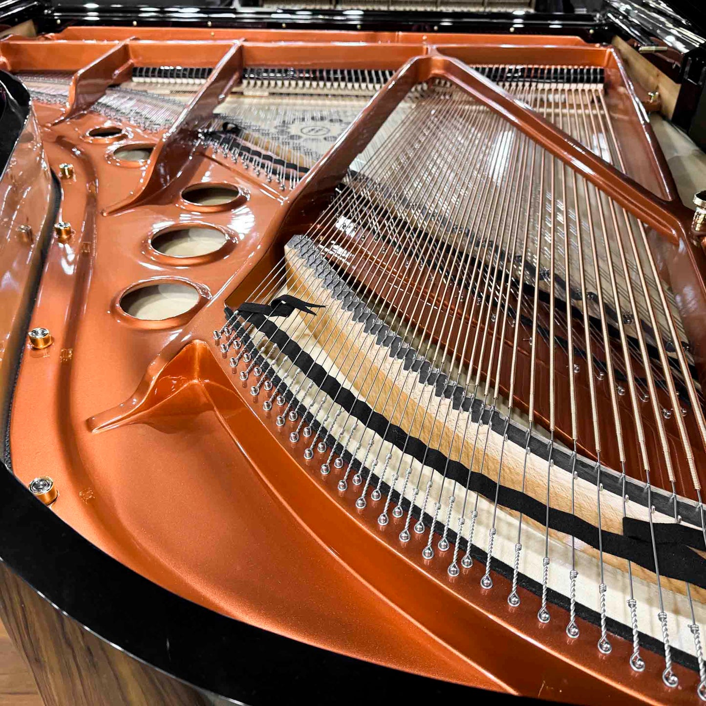 Hailun 198 6'6" Polished Black Grand Piano with Self Playing System