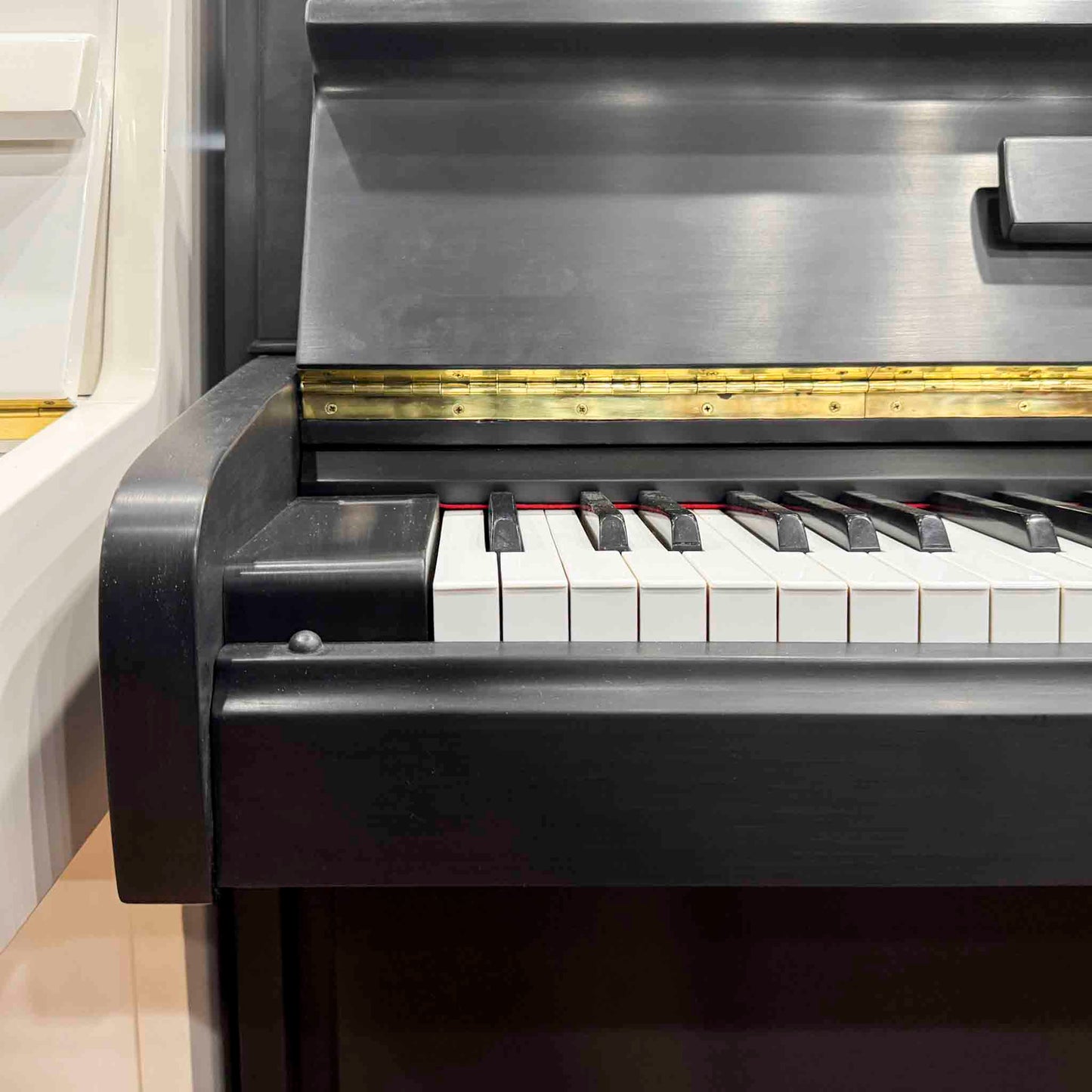 1990 Young Chang U-109 43" Satin Black Console Piano