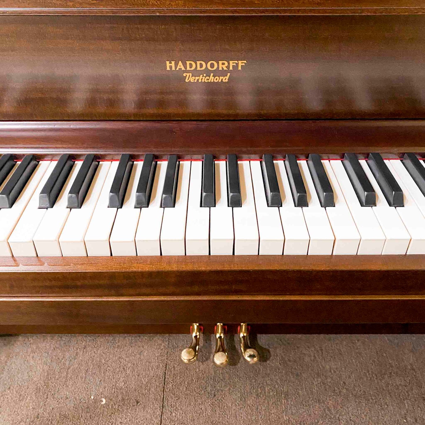 SOLD 1940 Haddorf Commissioned Console Piano