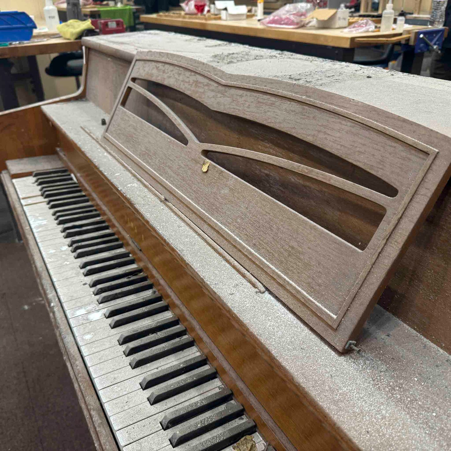 SOLD 1972 Yamaha 39" Wood Finish Commissioned Spinet Piano