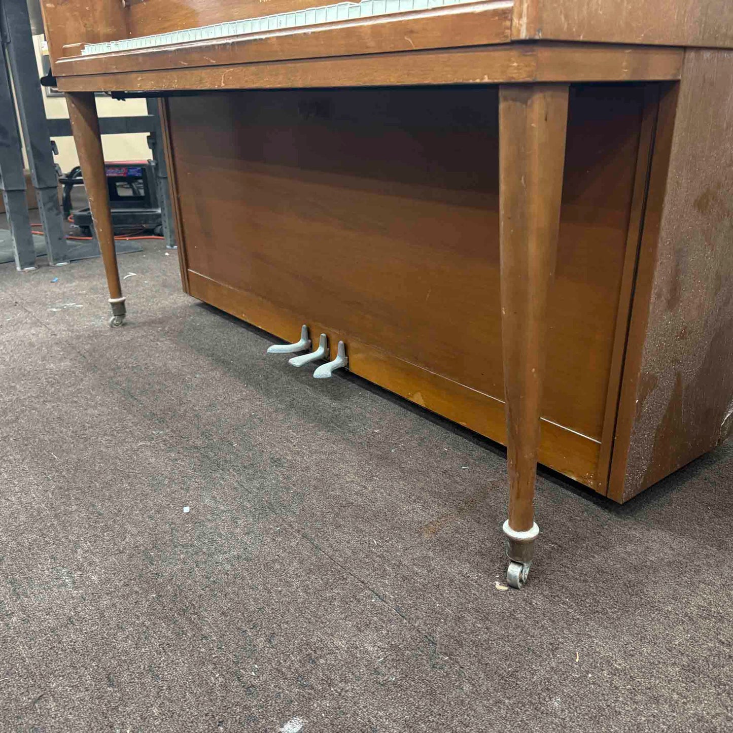 SOLD 1972 Yamaha 39" Wood Finish Commissioned Spinet Piano