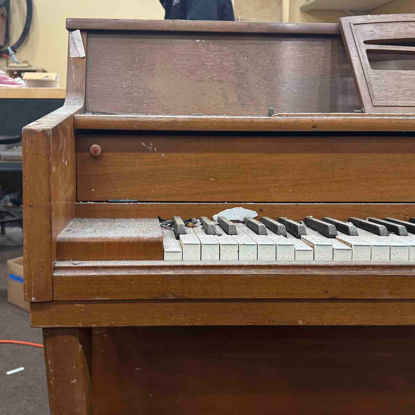 SOLD 1972 Yamaha 39" Wood Finish Commissioned Spinet Piano
