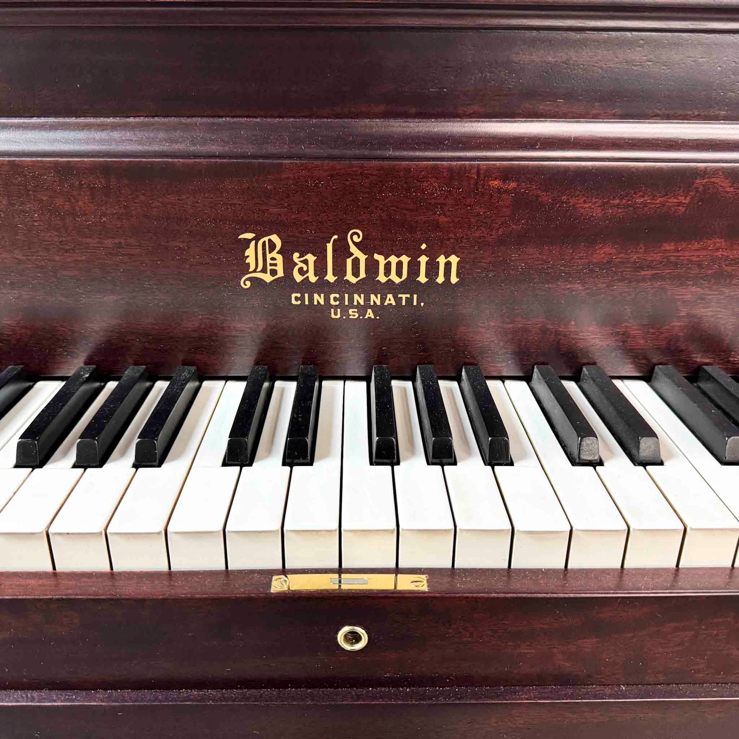 SOLD - 1917 Baldwin Wood Finish Commissioned Grand Piano