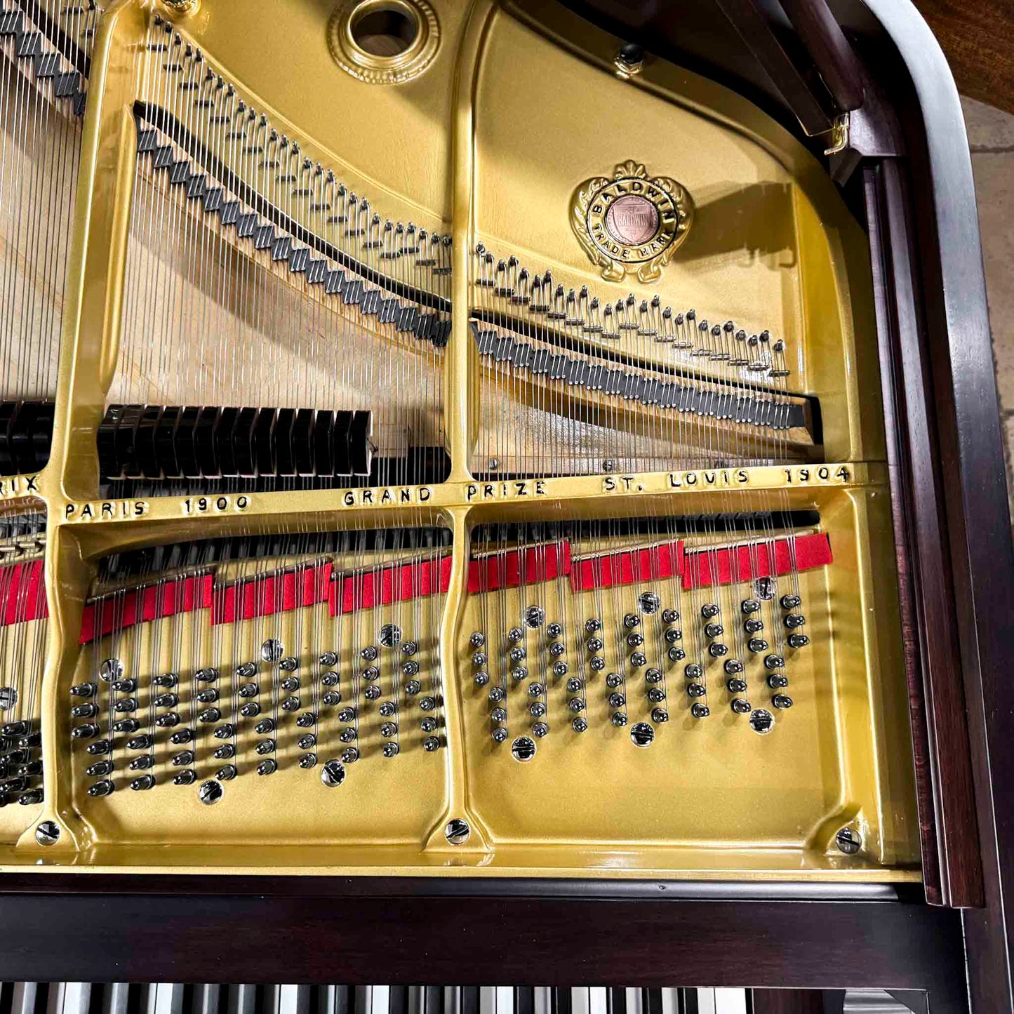SOLD - 1917 Baldwin Wood Finish Commissioned Grand Piano