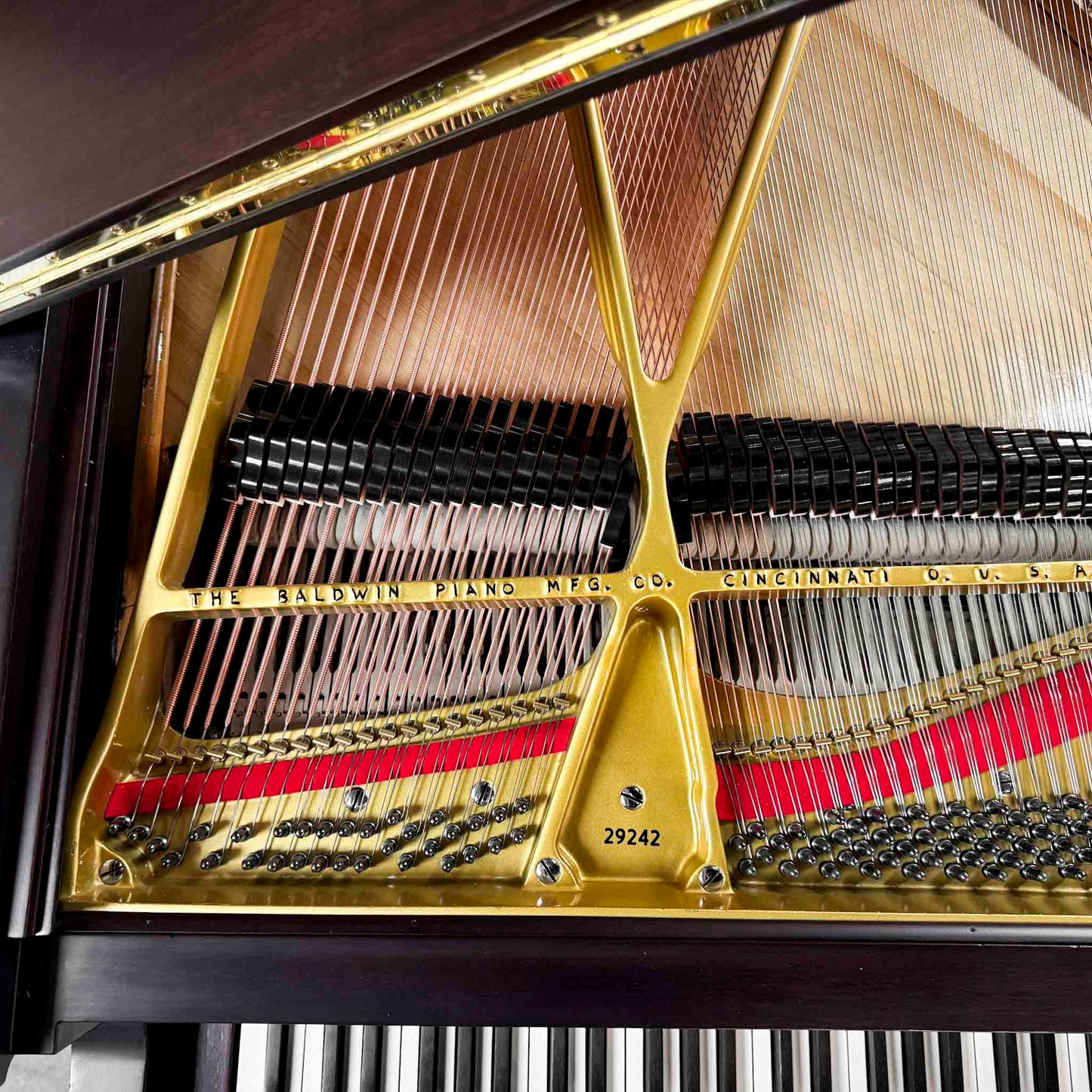 SOLD - 1917 Baldwin Wood Finish Commissioned Grand Piano
