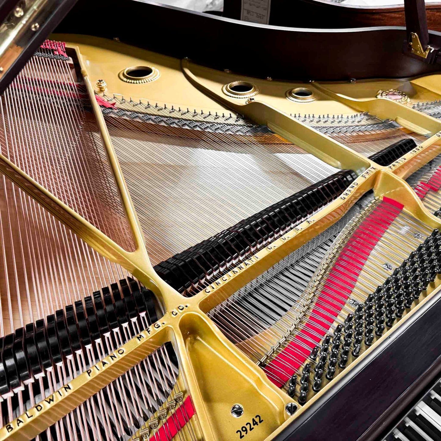 SOLD - 1917 Baldwin Wood Finish Commissioned Grand Piano