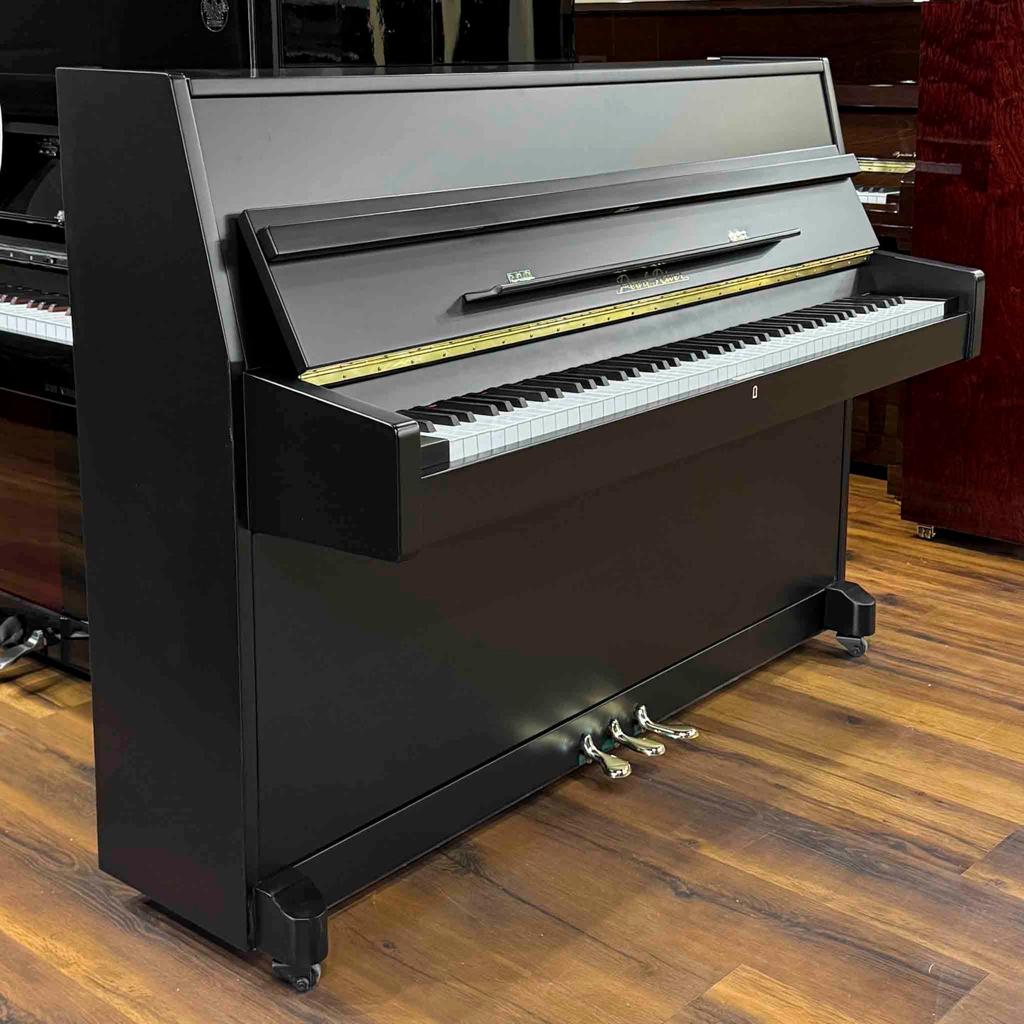SOLD 1996 Pearl River 108-D1 43" Satin Black Console Piano