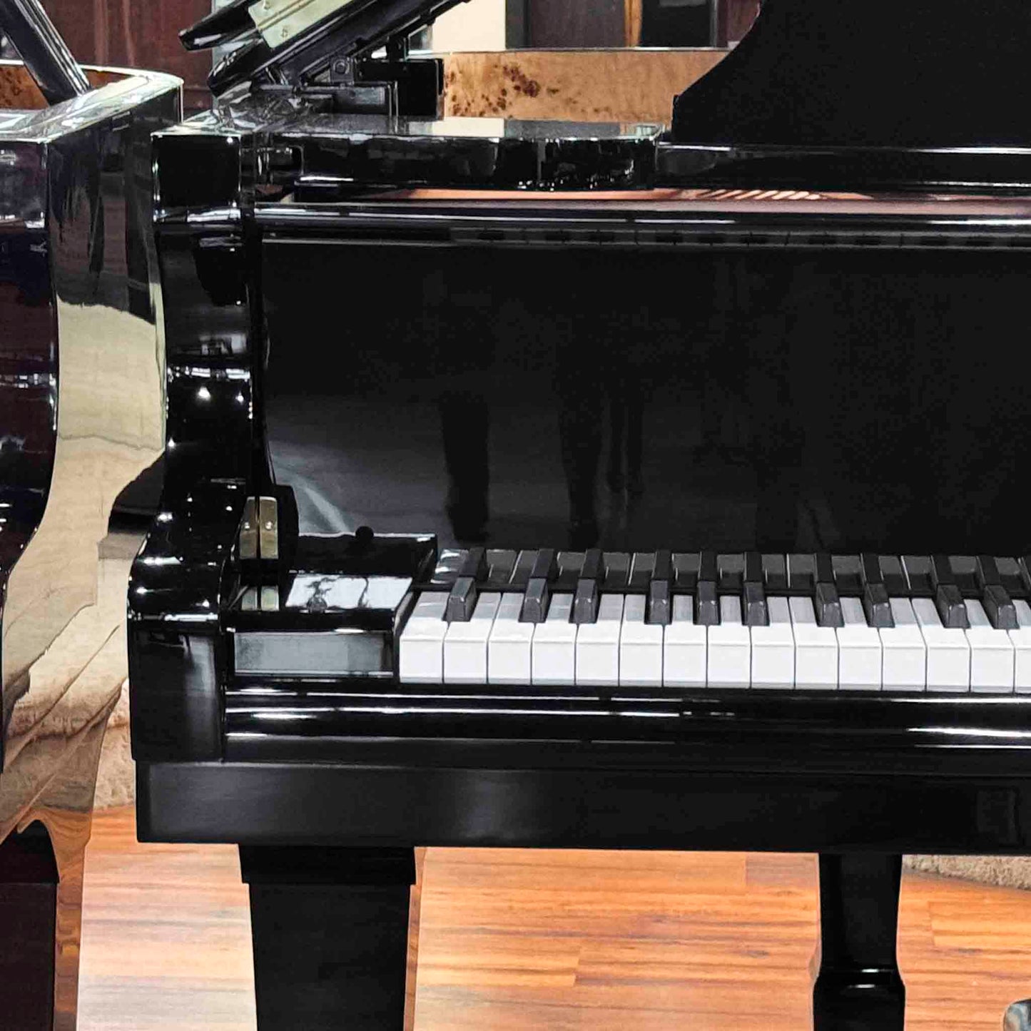 SOLD Hailun 151 5' Polished Black Baby Grand Piano