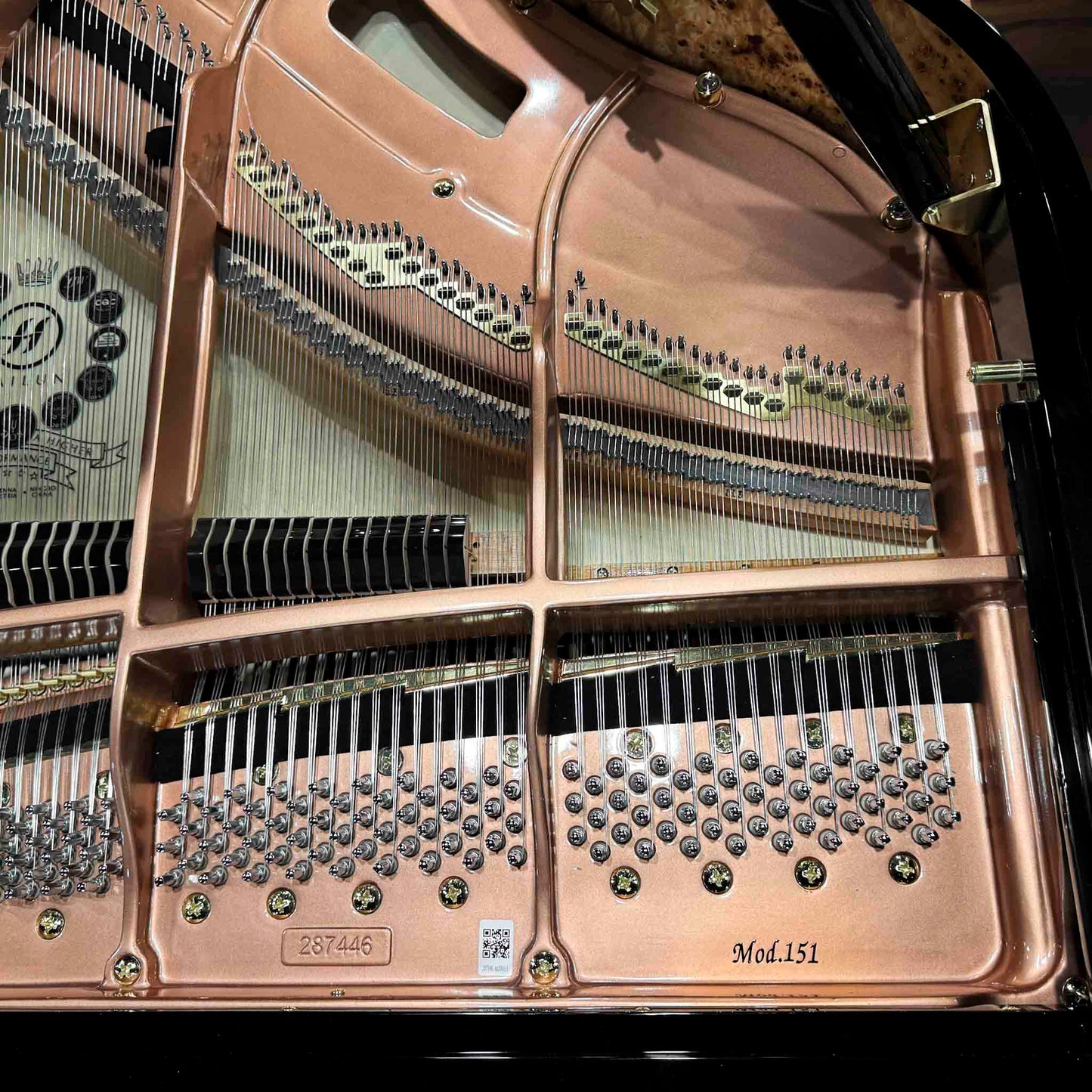 SOLD Hailun 151 5' Polished Black Baby Grand Piano