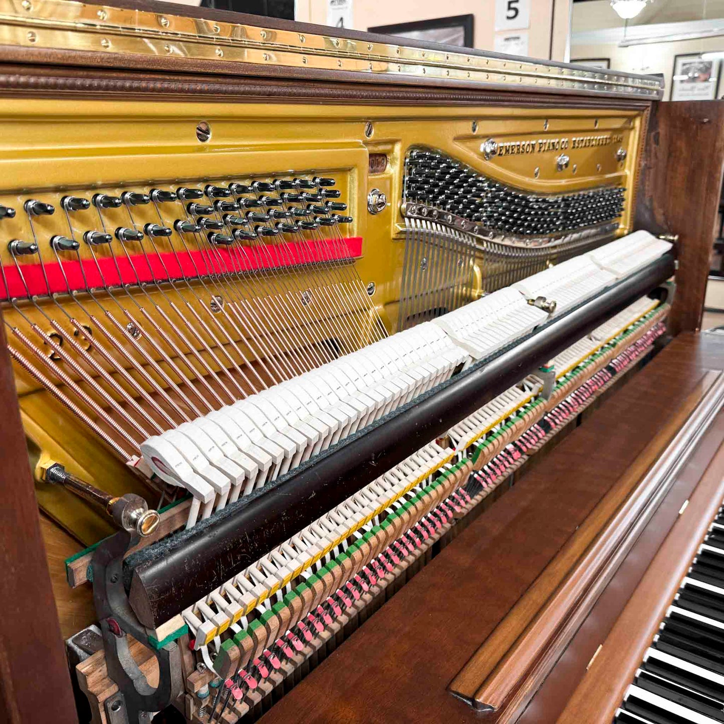 SOLD - 1912 Emerson Commissioned Upright Piano