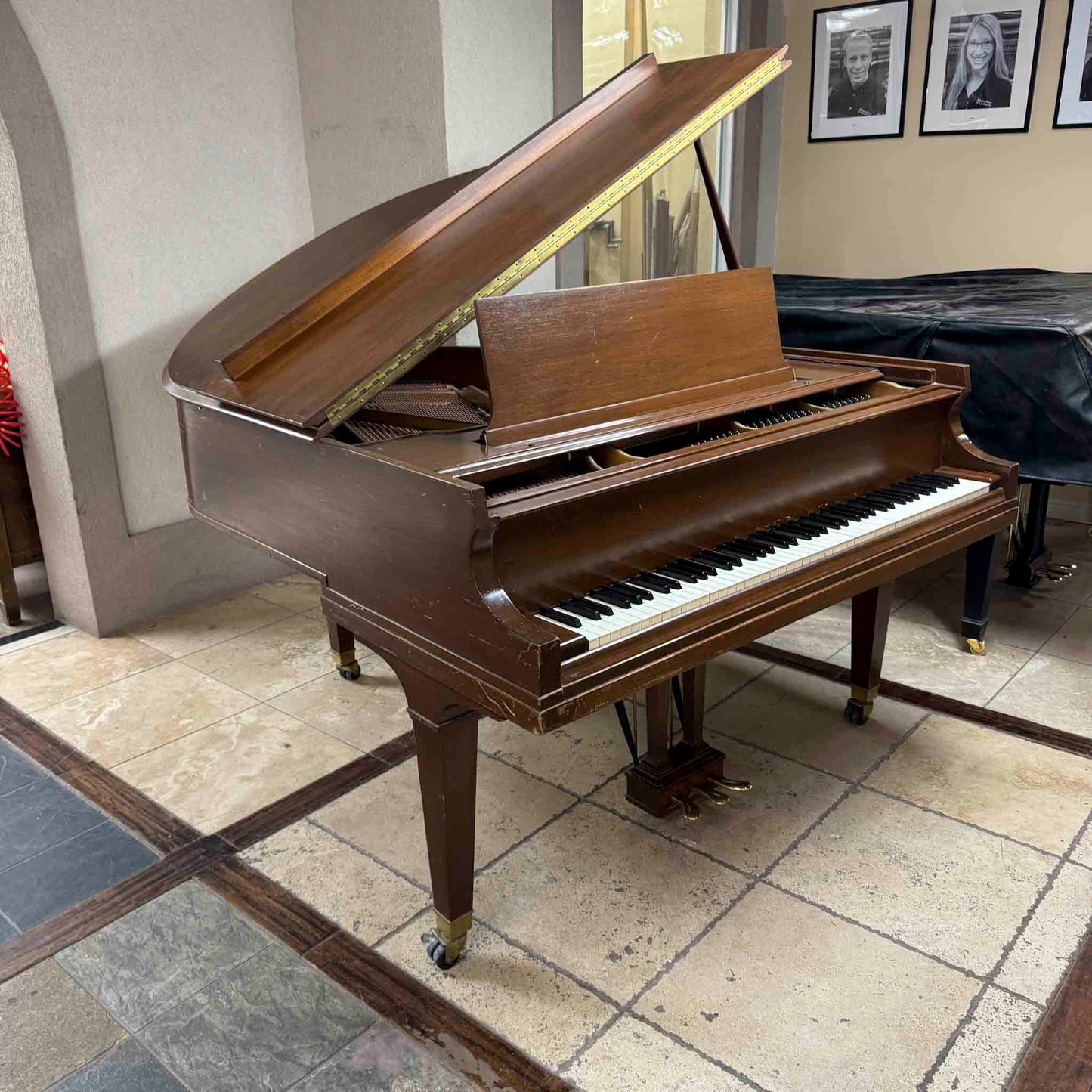 SOLD 1941 Baldwin M 5'2" Wood Finish Commissioned Grand Piano