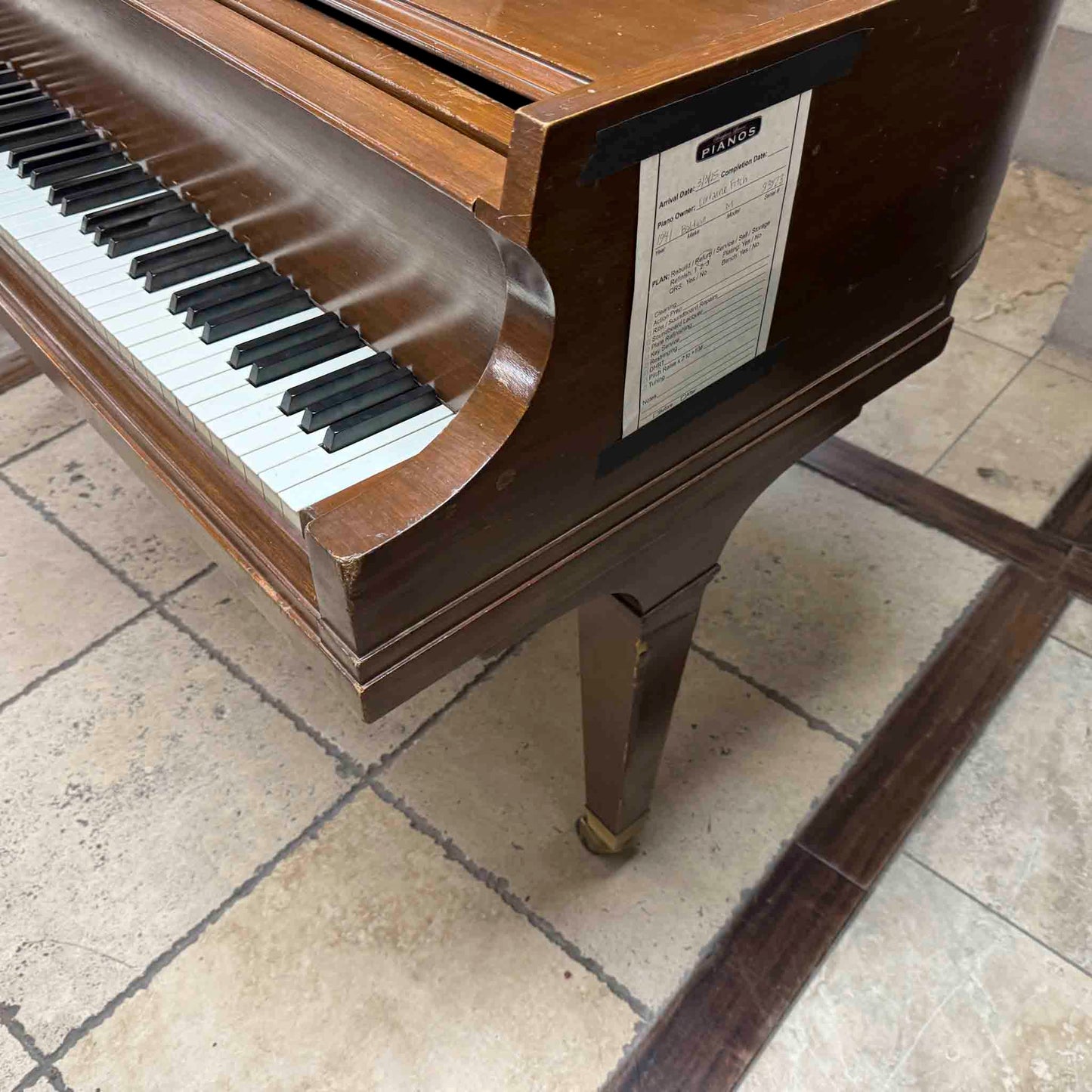 SOLD 1941 Baldwin M 5'2" Wood Finish Commissioned Grand Piano