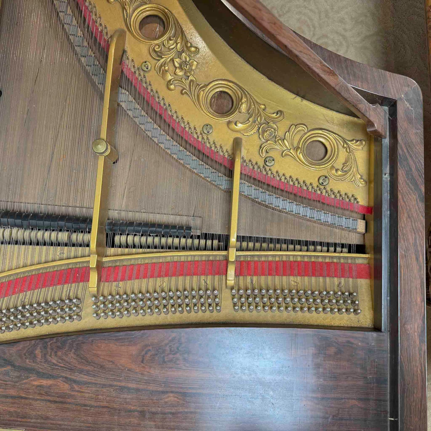 CURRENT SHOP WORK - Chickering 8' Rosewood Commissioned Grand Piano