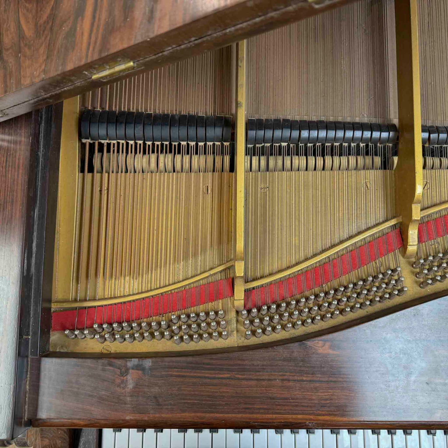 CURRENT SHOP WORK - Chickering 8' Rosewood Commissioned Grand Piano