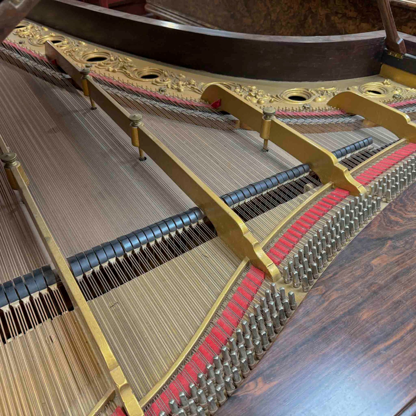 CURRENT SHOP WORK - Chickering 8' Rosewood Commissioned Grand Piano