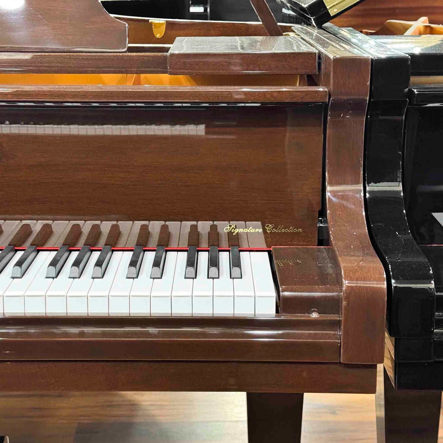 Hallet Davis 160 5'3" Dark Walnut Polish Grand Piano with Self Playing System