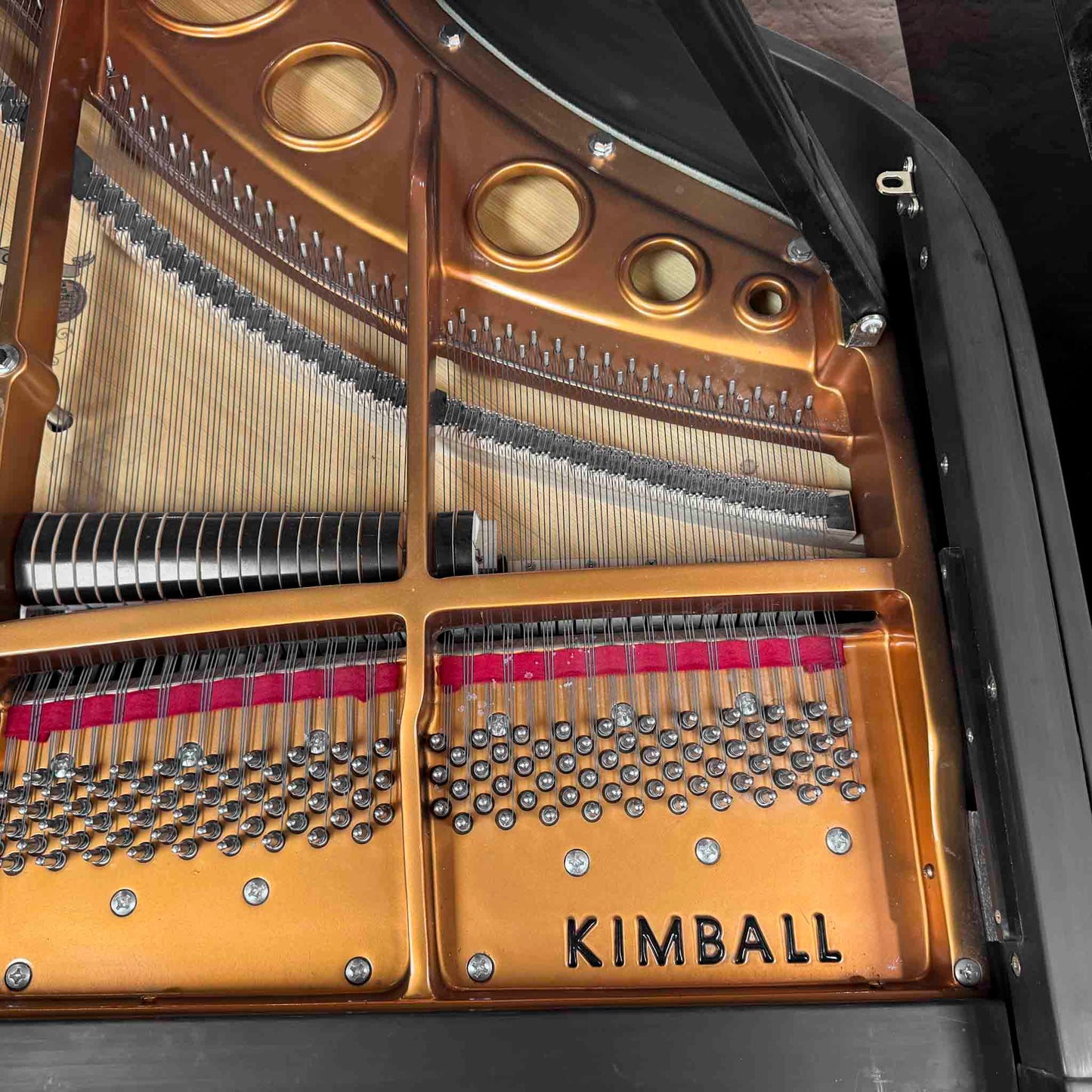 1993 Kimball 580P 5'8" Polished Black Grand Piano with Self Playing System