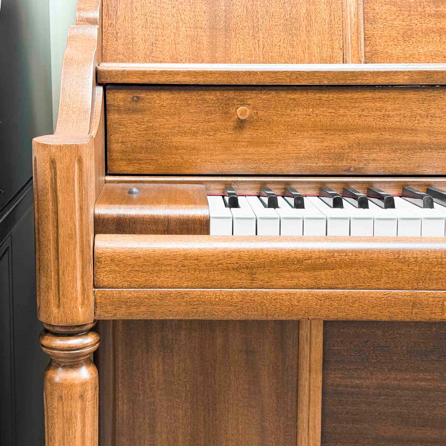 SOLD 1951 Kimball 42" Wood Finish Console Piano