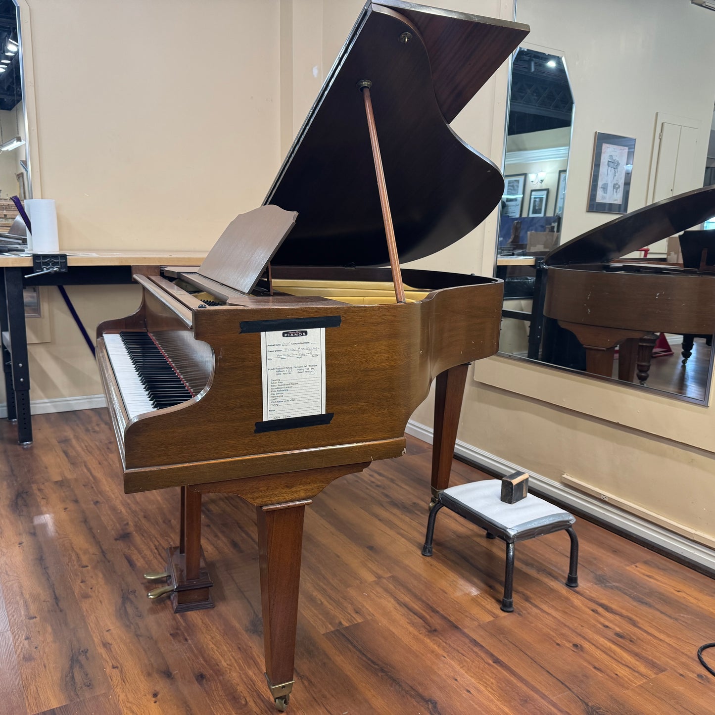 CURRENT SHOP WORK - Herrburger Brooks Commissioned Baby Grand Piano