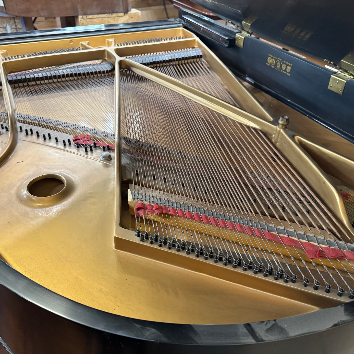 CURRENT SHOP WORK - 1978 Baldwin R 5'7" Satin Black Commissioned Grand Piano