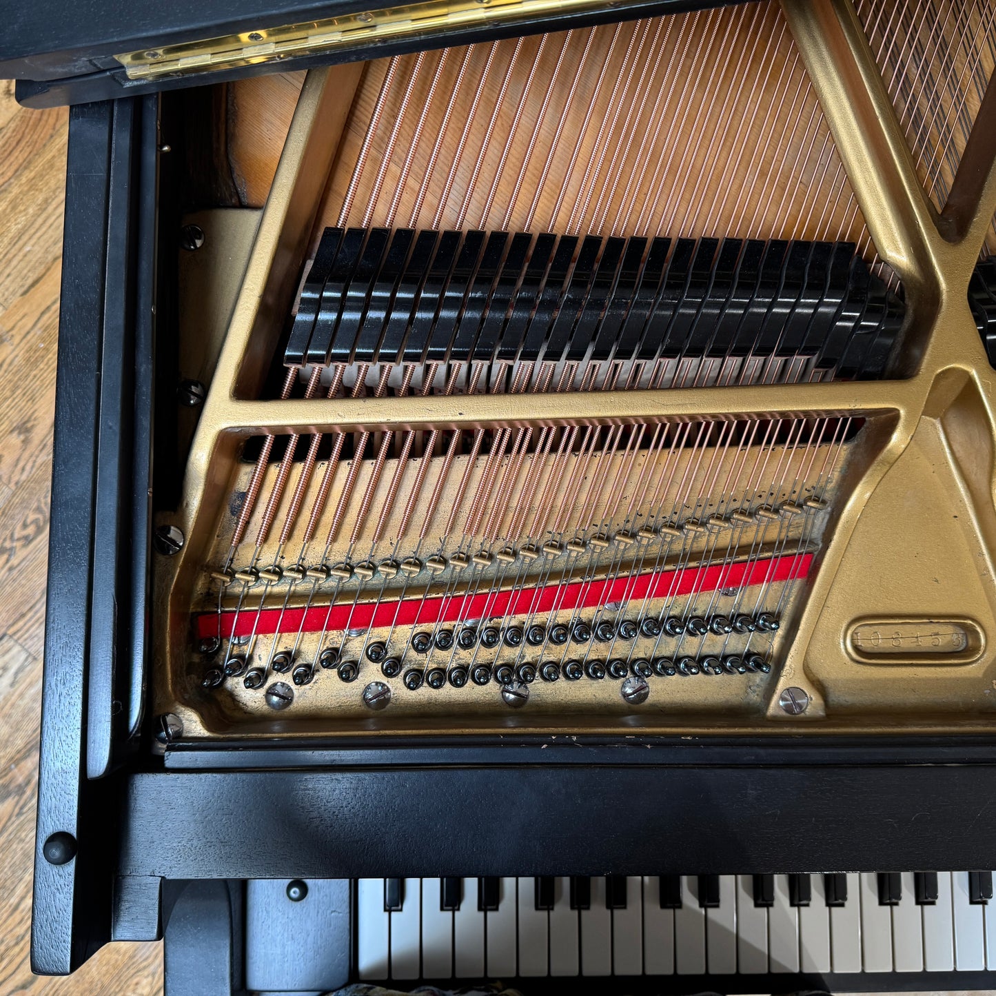 1928 Harrington 5'1" Black Satin Baby Grand Piano