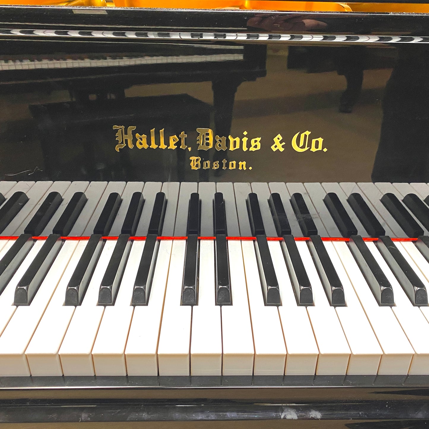 CURRENT SHOP WORK - Hallet Davis 148 Commissioned Grand Piano