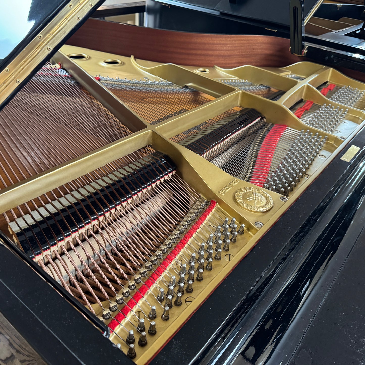 1980 Yamaha C3 6'1" Polished Black Grand Piano