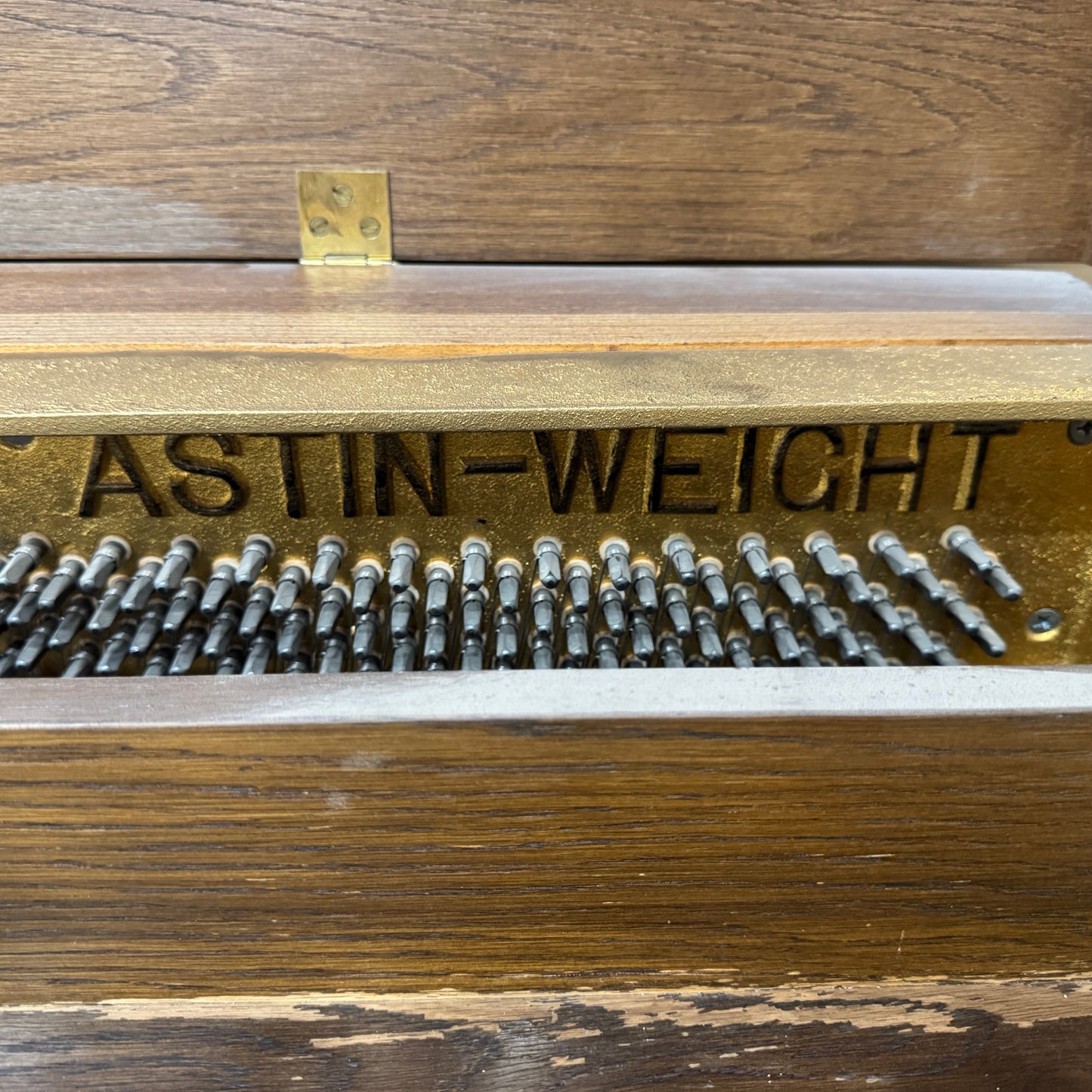 SOLD 1970 Astin-Weight 41" Wood Finish Commissioned Console Piano