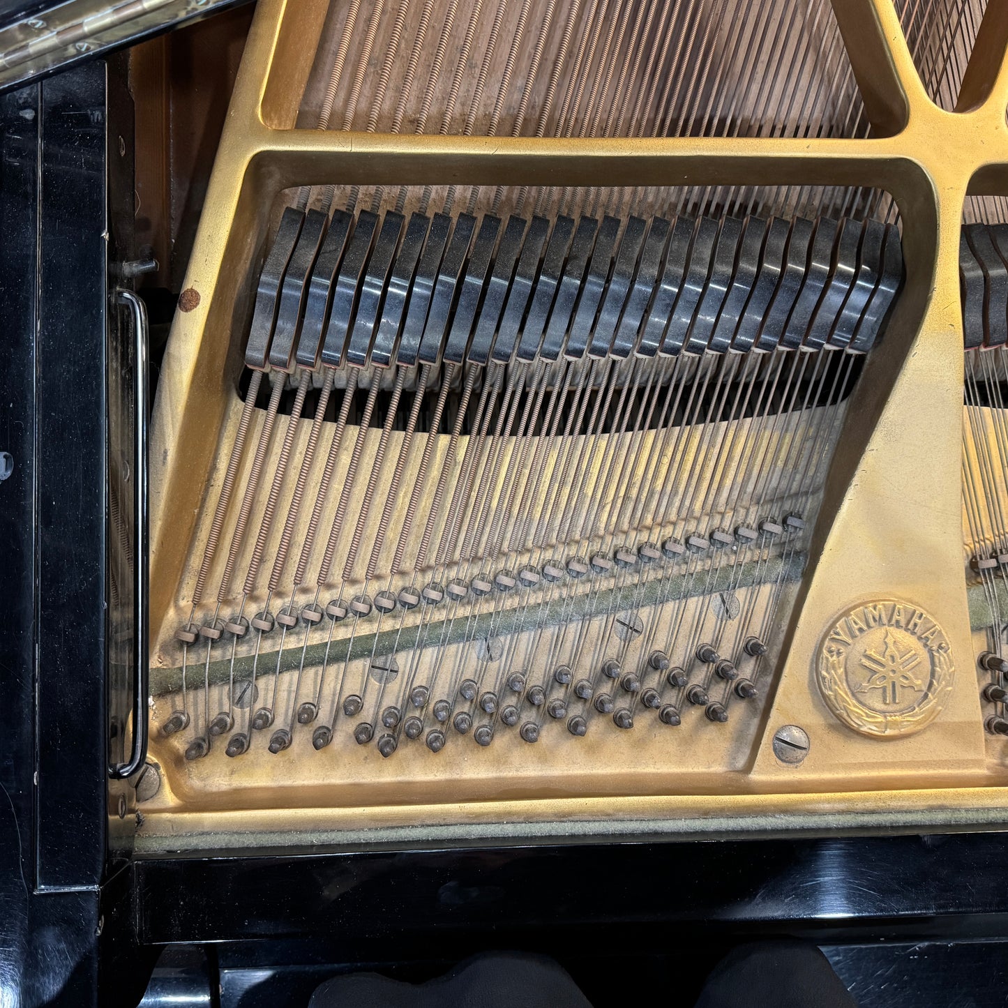 SOLD 1969 Yamaha G3 6' Satin Black Commissioned Grand Piano