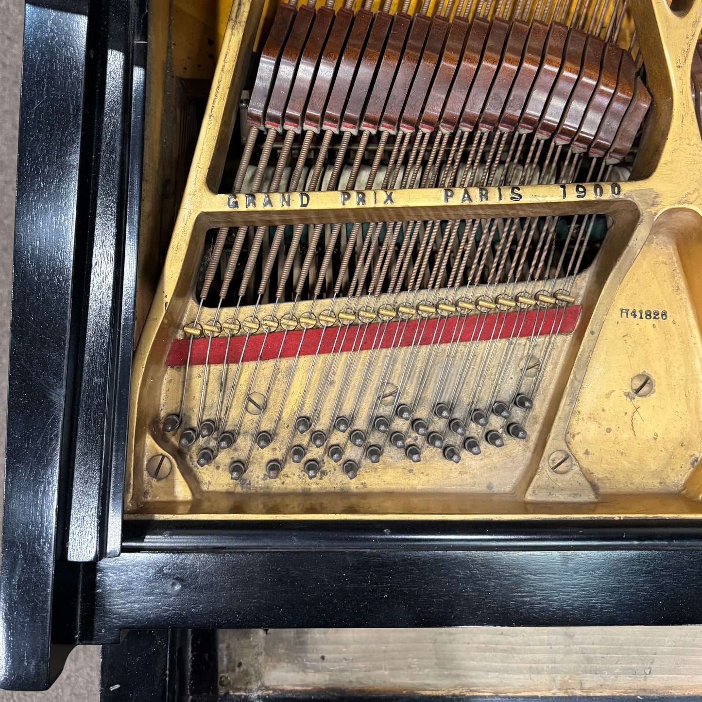 CURRENT SHOP WORK - 1922 Baldwin R 5'8" Black Satin Commissioned Grand Piano