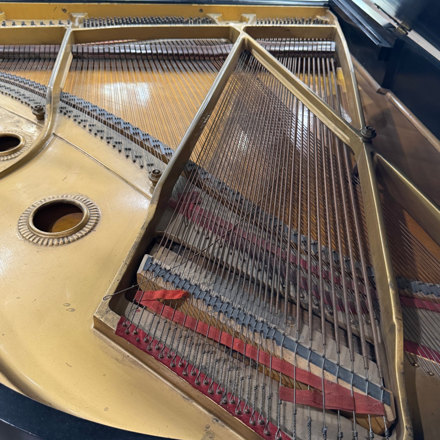 CURRENT SHOP WORK - 1922 Baldwin R 5'8" Black Satin Commissioned Grand Piano