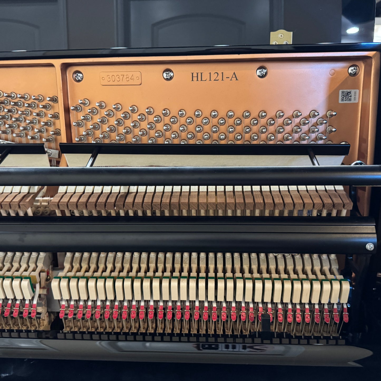SOLD Hailun 121 48" Polished Black Upright Piano
