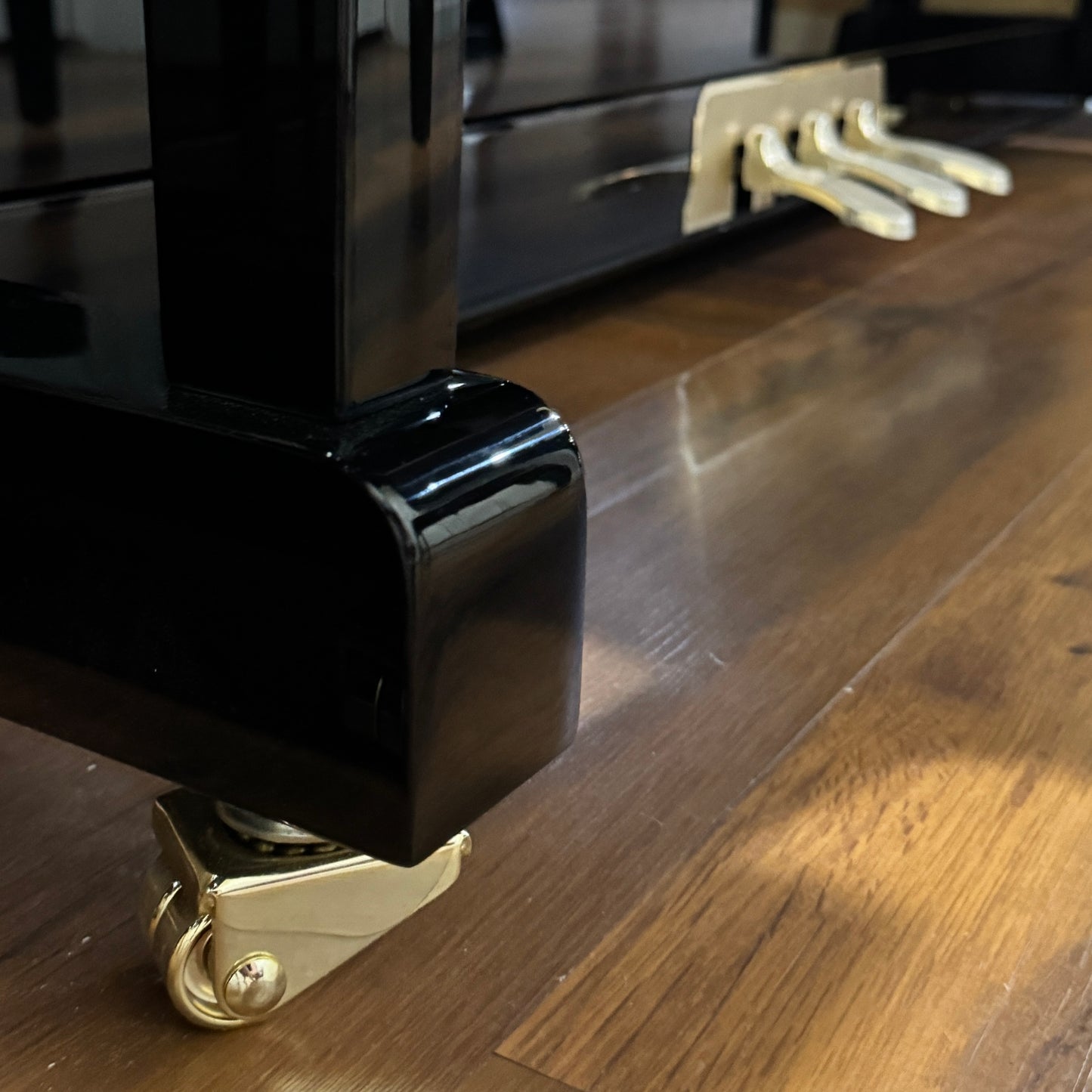 SOLD Hailun 121 48" Polished Black Upright Piano