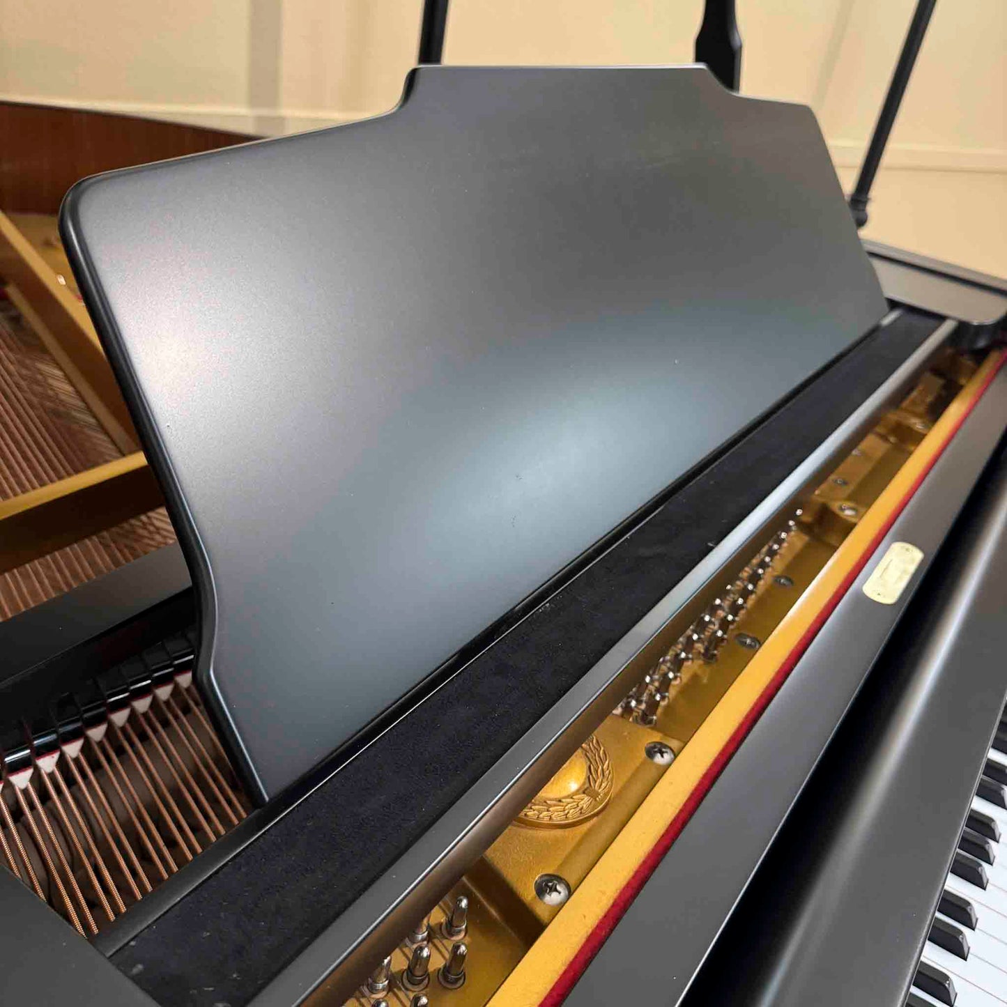1991 Weber WG-50 4'11" Satin Black Baby Grand Piano