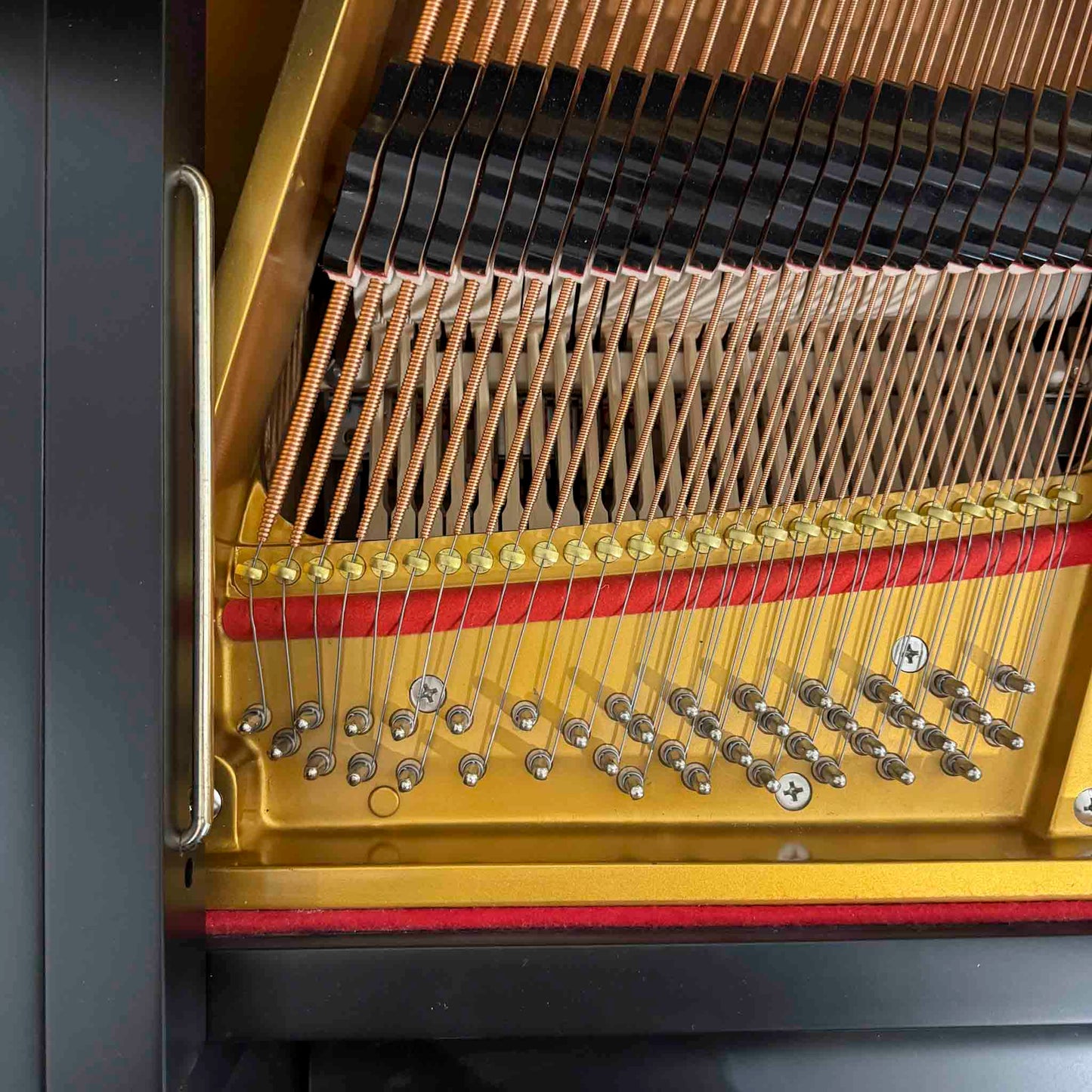 1991 Weber WG-50 4'11" Satin Black Baby Grand Piano