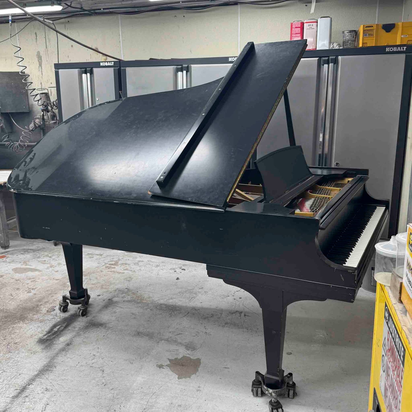 SOLD 1967 Steinway B 6'11" Satin Black Commissioned Grand Piano